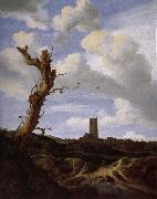 Jacob van Ruisdael View of Egmond aan Zee with a Blasted Elm Spain oil painting artist